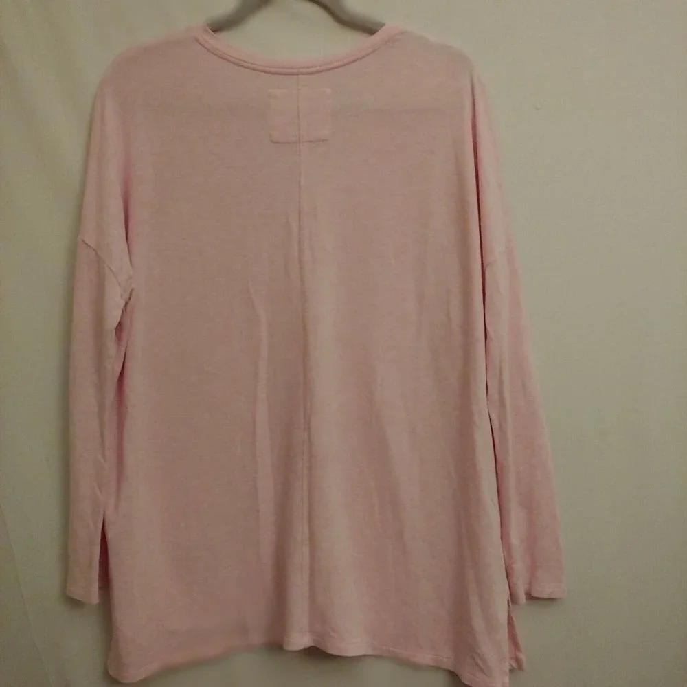 Lilly Pulitzer luxletic oversize blush pink long sleeve top small - Picture 2 of 13